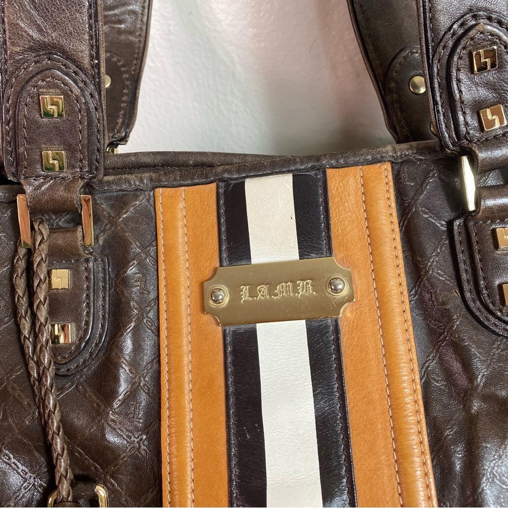Lamb Fadeout Leather Stripe Purse - Picture 13 of 15